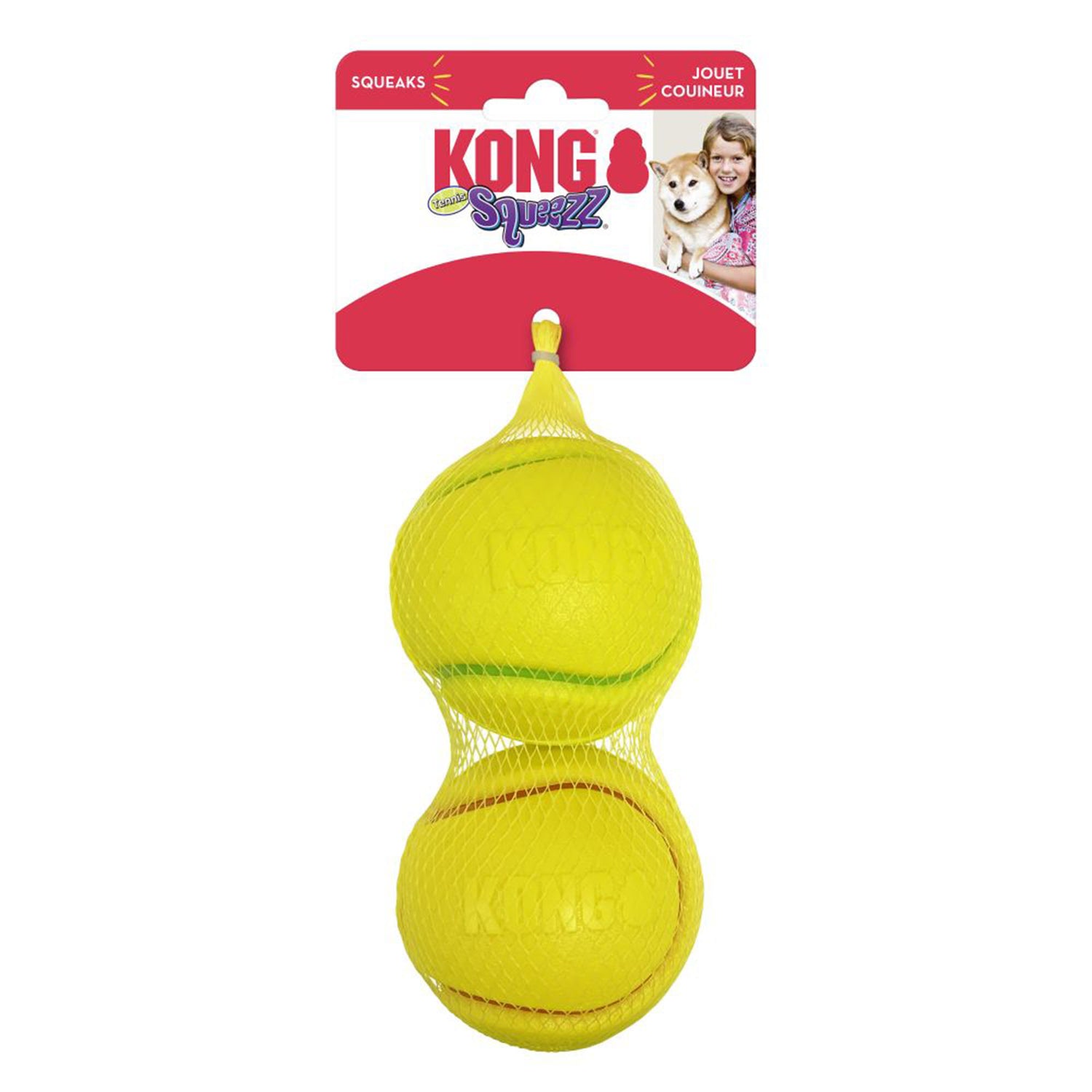 KONG Squeezz tennisboll medium 2-pack