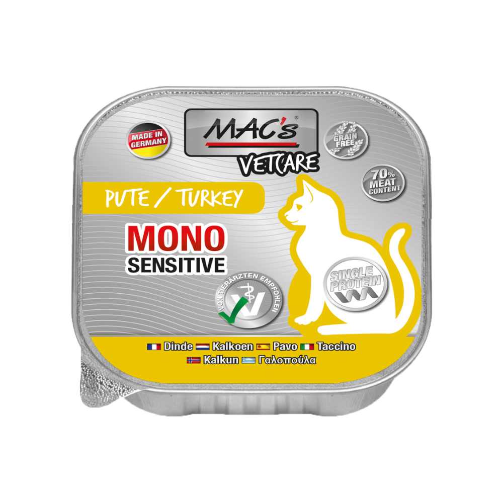 Macs Katt Vetcare - Mono - Turkey 16x100g