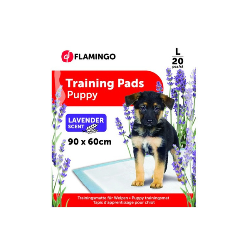 Flamingo Training Pads med lavendeldoft - 20 pack