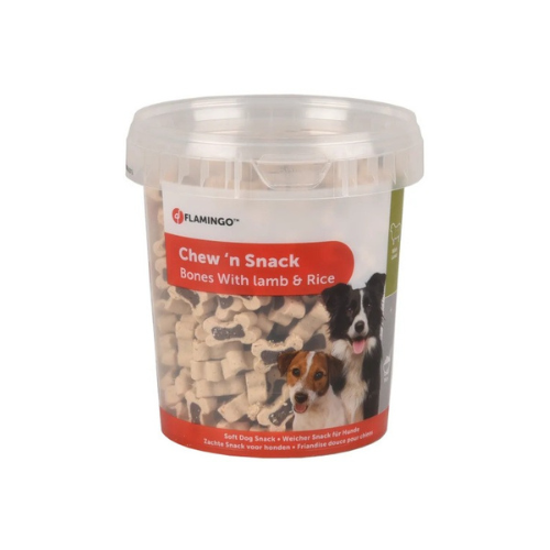 Flamingo Chew'n Snack - Lamm och Ris - 500g