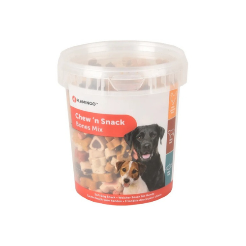 Flamingo Chew'n Snack - Bones mix - 500g